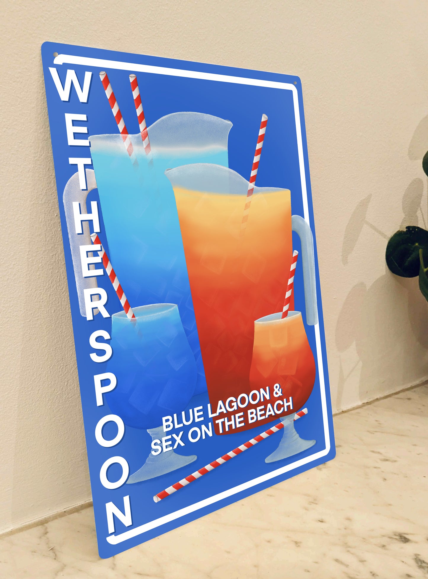 Wetherspoons - Pitchers, Blue Lagoon and Sex on the Beach